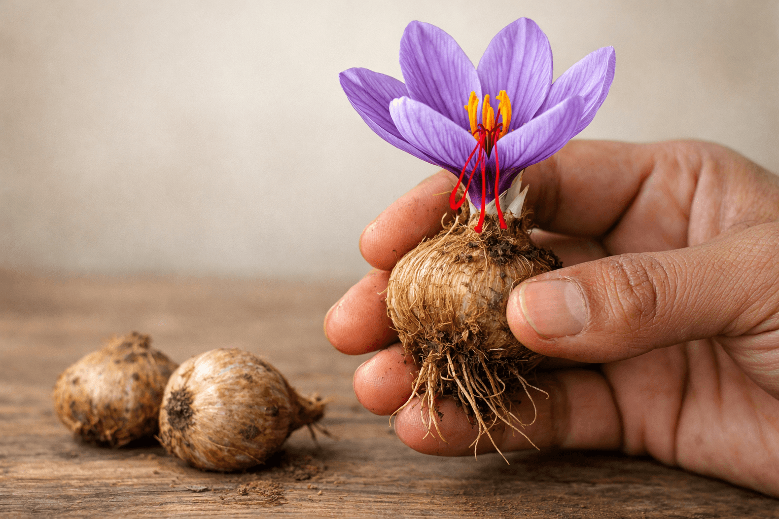 saffron bulb